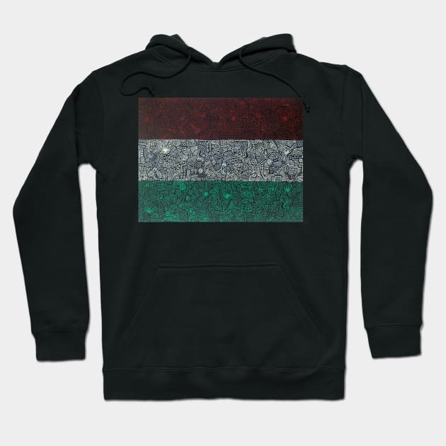 Hungarian Flag Hoodie by sofjac